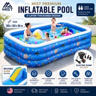 【WTHB】Inflatable Swimming Pool Kolam Mandi Budak Kolam Mandi Besar Kolam Renang 游泳池
