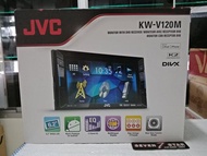 PROMO Doubledin jvc kwv120m - head unit jvc kw v120m - dvd jvd kw 120