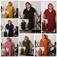 AFFORDABLE PLUS SIZE BUTTON DRESS PLAINS