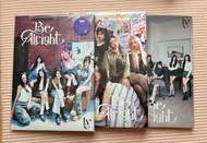 IVE 日專 Be Alright 初回限定盤淨專 I盤、V盤、E盤（已開封）不包任何小卡及應募券