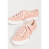 KEDS2021 spring new product Rifle paper cooperation velvet jacquard craft flower pink canvas shoes hot sale