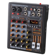 Feichi  4 Channel Mixer audio/mixer mini/Sound Card/Amplifier Mini profesional /Soundcard  mikser au