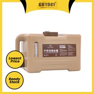 Mountain customer outdoor water storage bucket with faucet