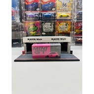 Mini GT No. 851 LB Works x Abas Works ABARTH 595 Pink