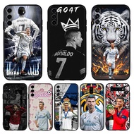 for Samsung A54 5G A55 A60 A70 A71 A72 A73 F62 Cristiano Ronaldo CASING 5Y17 Black TPU Soft Silicone
