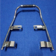 Citi 100 stainless steel seat handle without seat lock, Citi 100 rear port, Citi rear handle, Honda 