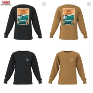 Kaos Vans 2022 Pipe Masters LS Tee Black Brown Lengan Panjang Original