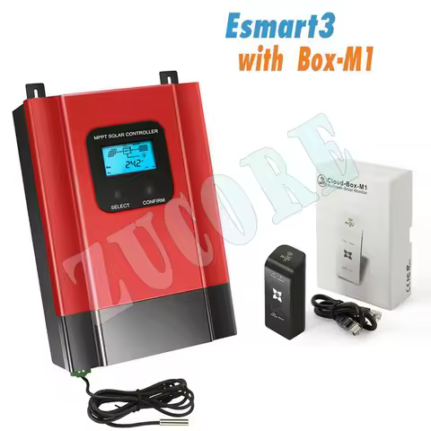 Esmart3 MPPT Solar Charge Controller 40A 60A Max 150V PV Input 12V 24V 48V Auto Adapting With Wifi M