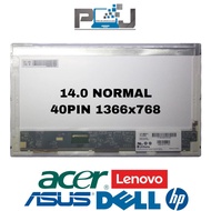 REPLACEMENT LAPTOP/NOTEBOOK SCREEN 14.0 NORMAL 40PIN HD ( 1366X768 )