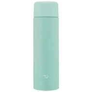 [Recommended for carrying hot water] Zojirushi Mahobin water bottle, seamless pipe, small capacity, 350ml, screw, stainless steel mug, soft turquoise, integrated pipe and gasket, easy to clean, only 2 items to wash SM-MA35-AL [Direct From JAPAN]