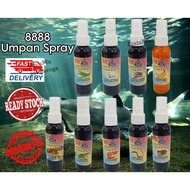 SUPER ONE 8888 UMPAN SPRAY IKAN FISHING BAIT IKAN BILIS KATAK KAMBING CACING PISANG UDANG SOTONG SPR