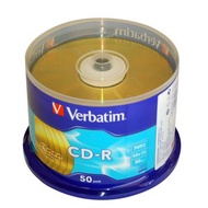 Cdr verbatim Gold 52x / Cd-R verbatim Gold tube 50