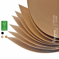 5 Sheets of Brown Kraft Paper A4 A3 A2 MIYUNA 300gsm 370gsm 440gsm - CNC laser engraving, FSC Card B