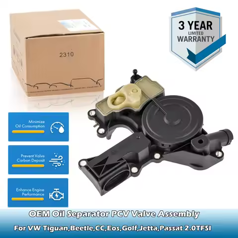 OEM Genuine Oil Separator PCV Valve Assembly 06H103495AE,06H103495AK,06H103495J For VW Tiguan,Beetle