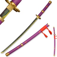 Sword fort Carbon Steel Roronoa Zoro Katana Real Metal About 41 inches Anime Cosplay Sword,Yama Enma
