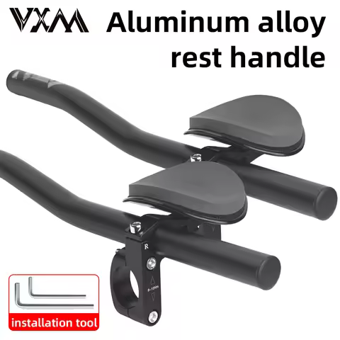 Bike Rest TT Handlebar Triathlon Time Trial Aluminium Alloy Ergonomic Cycling Bike Rest Handlebar Lo