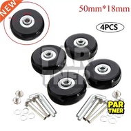 4-Piece Luggage Wheel Luggage Replacement Wheel Wheel Roller Sliding Repair Luggage Luggage Wheel Tr