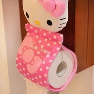 Kawaii Hello Kitty Home  Bathroom Container Towel Napkin Papers Bag Holder Case Pouch Tissue Box