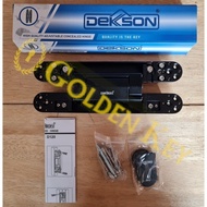 Engsel Pintu Tanam Dekson Dekkson D 80 Concealed Hinge D80 Black Hitam