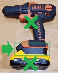 [全新] DeWalt 及 Black & Decker 鋰電池 轉換插 Lithium Ion Battery Converter Convertor Adapter Adaptor 得偉 百得 充