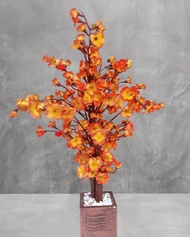 Bunga Sakura Plastik Lengkap Dengan Pot Dan Batu Hiasan Tinggi 50Cm