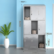 Employee Lockable Locker 6 Doors 304 Stainless Steel