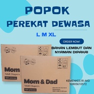 POPOK DEWASA MODEL PEREKAT MERK MOM AND DAD