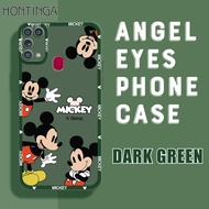 Hontinga Casing สำหรับ Samsung Galaxy M31 M51 M62 M33 5G กรณีการ์ตูนอะนิเมะ Mickey Mouse Square Soft ซิลิโคนกล้องป้องกันกรณียางกลับฝาครอบโทรศัพท์ Softcase สำหรับหญิง