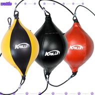 WATTLE Boxing Speed Bag, Inflatable PU Boxing Punching Bag,  Pneumatic Cylinder Hanging Type with Ho