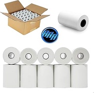 2 1/4 x 50 Thermal Paper Rolls 100 x 3 Cases - Pax a920 Verifone VX520 VX670 VX680 VX690, Clover Fle