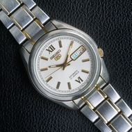 Seiko 5 Sports SNKL57 SNKL57K1 Two Tone silver gold 7s26-01v0 bekas second preloved