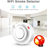 Graffiti wifi Smart Smoke Detector Home Smoke Alarm Independent Universal Wireless Smoke Detector