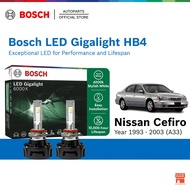 Bosch LED Gigalight 6000K HB4 Halogen Headlight Retrofit Bulb + CANBUS for Nissan Cefiro A33 - 19873