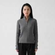 MFK Half Zip Knitwear Cable Women's Sweater
