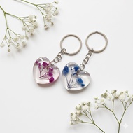 Transparent Resin art Flower Keychain - Accessories l Flower l Gift l Souvenir Decoration l Keychain