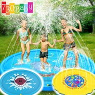 730Baby Kids Splash Pad Sprinkler Water Mat Children Inflatable Splash Water Cushion Kolam Air Pancu