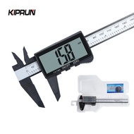 KIPRUN Digital Caliper, 0-150mm Electronic Caliper Vernier Calipers Gauge, Large LCD Display Carbon 