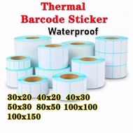 Waterproof Thermal Label Printer Sticker Paper Roll Self Adhesive, Anti-scratch thermal paper label Barcode sticker