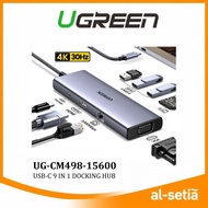 UGREEN CM498 USB C Hub 9-in-1 Docking Station 4K HDMI RJ45 SD TF for Laptop Tablet PC