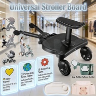 buggy board Stroller board with Seat for Children Standing Step Board extended seat extend portable 