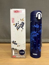 日本製 THERMOS 膳魔師 超輕量不銹鋼保溫瓶 400ml (JOA-402-FJI 幻夜紫藤) 保溫保冷兩用
