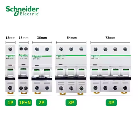Schneider Circuit breaker Air switch IC65N C25 1P+N C20A 2P 3P C25A 3P C63A 4P 1A 2A 4A 6A 10A 16A 2