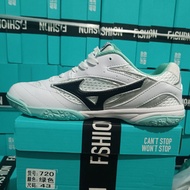 Mizuno 2024 Genuine รองเท้าแบดมินตันสำหรับสุภาพสตรี รองเท้าแบดมินตัน WAVE DRIVE 8 สำหรับทั้งหญิงและช