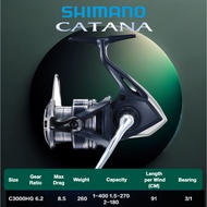 22 Shimano Catana Series Reel 100% Original Imported 1000/2500/C3000/4000Spining mesin pancing Sedon