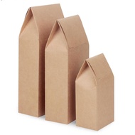 Kraft bag Kraft Paper Tea Packaging bag Packaging Box Tieguanyin Folding Box 80 * 58 * 160mm