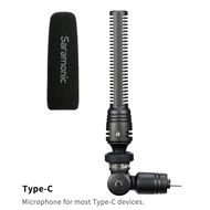 Saramonic SmartMic5 Super-ยาว3.5มม.TRS TRRS Lightning Type-C Unidirectional ไมโครโฟน Plug And Play ส