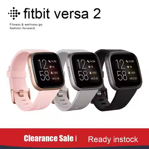 Fitbit Versa 2 Sport Smart Watch Fitness Heart Rate Sleep Tracker Waterproof Smartwatch fitness acti