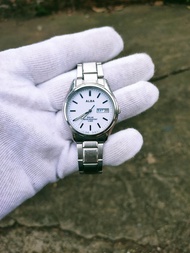 Đồng hồ nam Alba Seiko pin năng lượng mặt trời mặt tròn size 36-38mm dây thép không rỉ zin theo má