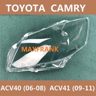 FOR TOYOTA CAMRY ACV40 (06 07 08) ACV41 (09 10 11) HEADLAMP COVER / HEADLIGHT COVER / HEADLAMP LENS / HEADLIGHT LENSฝาครอบไฟหน้า / ฝาครอบไฟหน้าตรงรุ่น สำหรับ / ฝาครอบไฟหน้าสําหรับ / ฝาครอบเลนส์ไฟหน้า รถยนต์สําหรับ