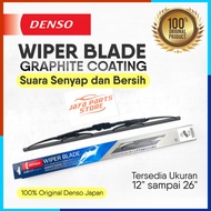 Wiper Kaca Mobil Graphite Coating Original DENSO JAPAN - Wiper Blade dan Wiper Karet dengan Gagang B